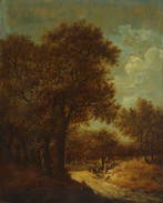 Salomon Rombouts (1652-1710), Kring van - Paesaggio animato