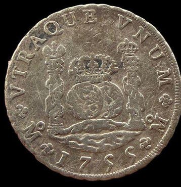 Spanje. Fernando VI. 8 Reales 1755 Mexico MM