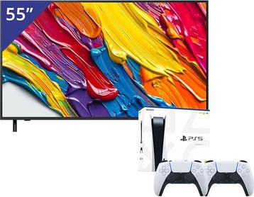 LG 55 inch QNED TV + PlayStation 5, Nieuw