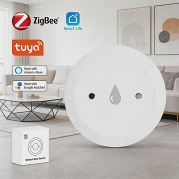 Tuya ZigBee Waterlekdetector - Slimme Alarm voor Keuken & Ba, Doe-het-zelf en Verbouw, Verzenden, Nieuw