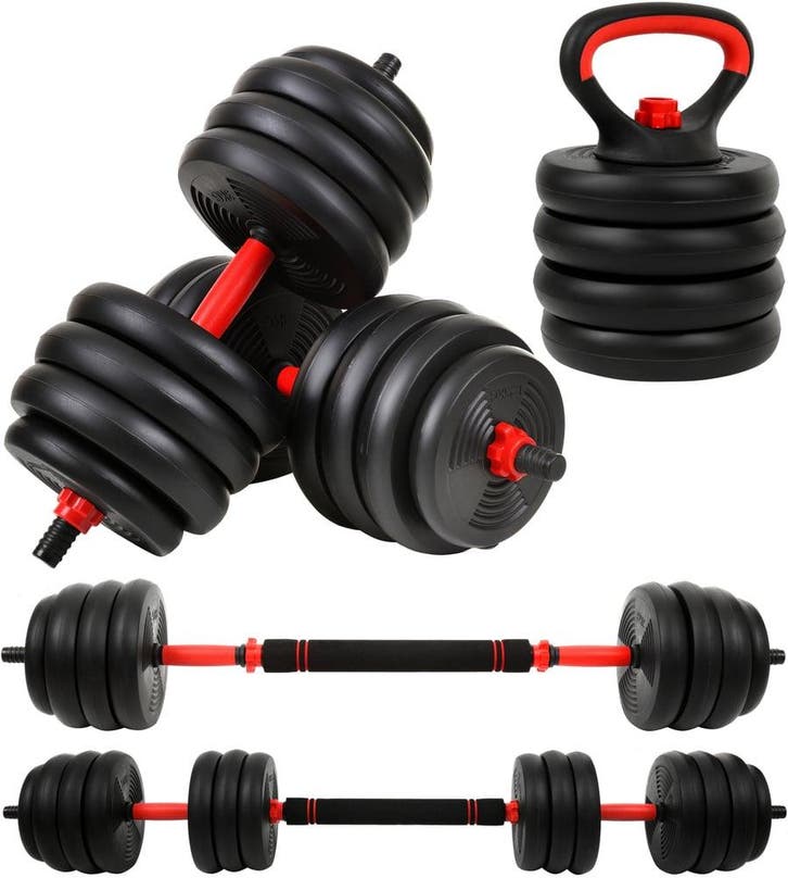 Dumbbellset 40kg | Composiet | Premium | OP=OP, Sport en Fitness, Fitnessmaterialen, Armen, Nieuw, Halterset, Ophalen of Verzenden