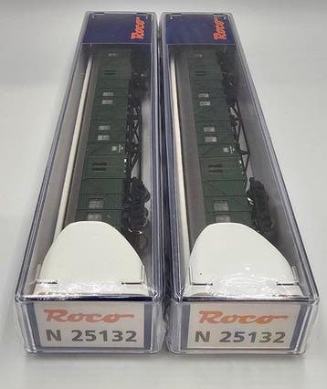Roco N - 25132 - Modeltrein goederenwagon (2) - 2x MDyge 446, Nieuw