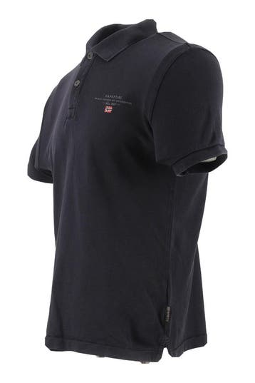 Napapijri Polo in maat S Zwart, Verzenden, Zo goed als nieuw, Zwart, Napapijri