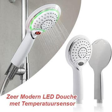 LED Douchekop met Temperatuurweergave & Waterbesparing, Verzenden, Nieuw