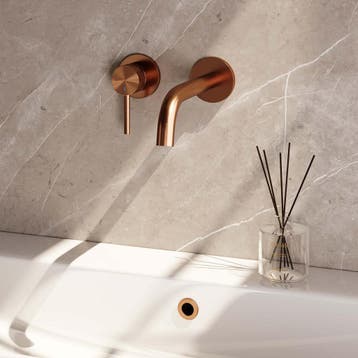 Brauer Copper Edition Inbouw Wastafelmengkraan met Gebogen, Ophalen of Verzenden, Nieuw