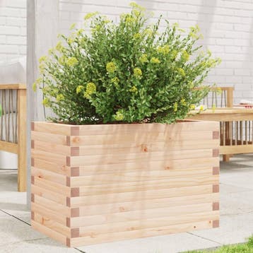 Plantenbak 70x40cm Grenenhout - Retourdeal 34% Korting, Tuin en Terras, Ophalen of Verzenden, Zo goed als nieuw, 60 tot 100 cm