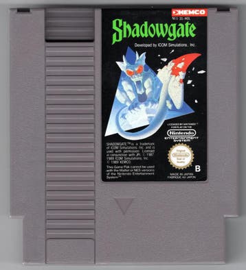 Shadowgate - Nintendo NES, Spelcomputers en Games, Ophalen of Verzenden, Zo goed als nieuw