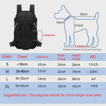 Ademende Hondenrugzak voor Kleine Honden & Katten - Draagbar, Verzenden, Nieuw