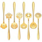 Fako Bijoux - Bloemen Lepels Set - Theelepel / Koffielepel -, Verzenden, Nieuw