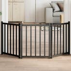 vidaXL Hondenhek inklapbaar 3 panelen 150 cm massief, Dieren en Toebehoren, Honden-accessoires, Verzenden, Nieuw