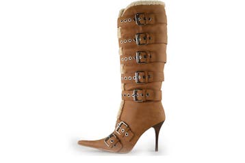 Jeffrey Campbell Laarzen in maat 39 Bruin, Hoge laarzen, Bruin, Verzenden, Zo goed als nieuw