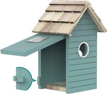 Vogelhuisje Nero - Met camera - Voor tuin en buitengebruik -, Verzenden, Zo goed als nieuw
