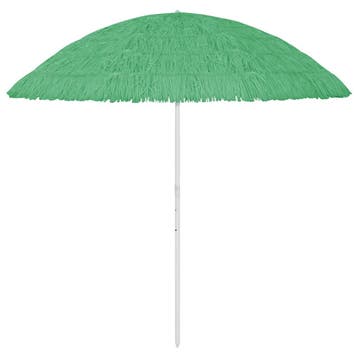 vidaXL Strandparasol Hawaï 300 cm groen, Verzenden, Nieuw, 2 tot 3 meter, Strandparasol