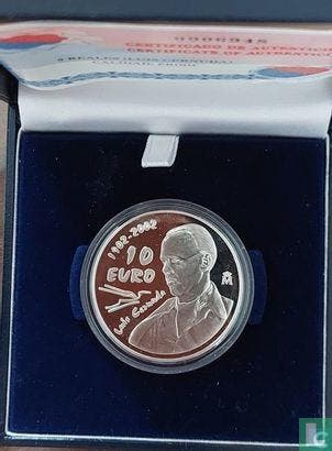 Spanje 10 euro 2002 (PROOF) 100th anniversary of the bir..., Verzenden, Goud, Spanje, 10 euro