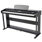vidaXL Digitale piano met pedalen 88 toetsen zwart, Verzenden, Nieuw
