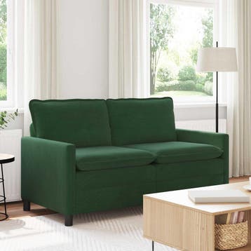 vidaXL Bank Jungle Groen 156 x 81 x 87,5 cm Stof, Verzenden, Nieuw, Stof, Minder dan 150 cm