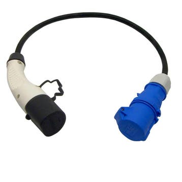 Verloop laadkabel type 2 naar CEE3 Camping Female stekker, Ophalen of Verzenden, Nieuw