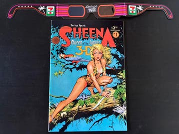 Stripboek Sheena - Queen of the Jungle 3-D #1 (1985), Boeken, Jerry Iger, Eén stripboek, Nieuw, Ophalen of Verzenden