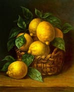 Luigi Basile (XX-XXI) - Cesta di limoni, Antiek en Kunst