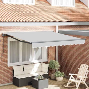 vidaXL Zijde Frame Verstelbaar Antraciet 3 x 2,5 m Staal, Tuin en Terras, Verzenden, Nieuw