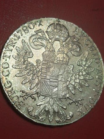 Oostenrijk. Maria-Theresia. Thaler (taler) 1780 / Restrike