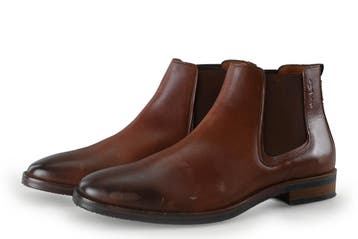 Manfield Chelsea boots in maat 42 Cognac, Kleding | Heren, Schoenen, Manfield, Overige kleuren, Verzenden, Boots