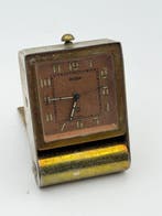 Tafelklok - jaeger military - Staal, Lapis Lazuli -