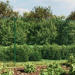 vidaXL Draadgaashek met flens 2x25 m groen, Verzenden, Nieuw, IJzer, 2 meter of meer
