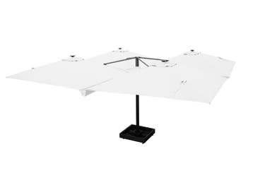 Parasol Paralux, Feranova, wit, Tuin en Terras, Partytenten, Nieuw
