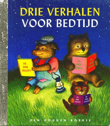 Gouden boekje; Drie verhalen voor bedtijd, Verzenden, Nieuw