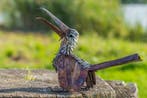 Figuur - Neushoornvogel - Metaal, Antiek en Kunst