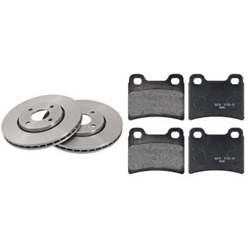 Voordeelpakket remschijven & remblokken Ford Escort 1.8 16V, Verzenden, Nieuw, Ford