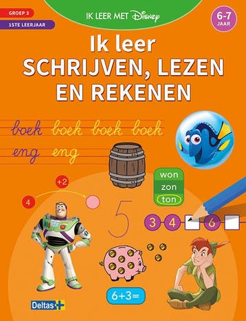 Ik leer schrijven, lezen en rekenen (6-7 j.) / Ik leer met, Verzenden, Zo goed als nieuw