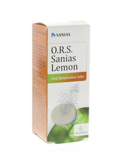 Sanias ORS lemon bruistablet 6 st, Diversen, Verpleegmiddelen, Nieuw, Verzenden