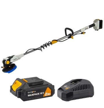 Batavia Twin Brush 18V - met borstel, lader en 2Ah accu, Ophalen of Verzenden, Nieuw