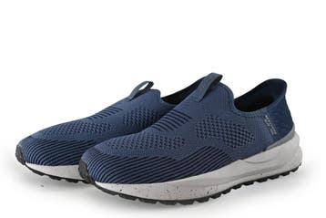 Skechers Instappers in maat 40 Blauw, Kleding | Heren, Overige typen, Zo goed als nieuw, Skechers, Verzenden