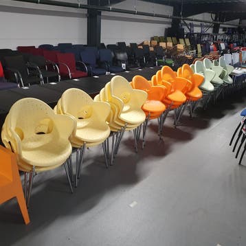 Lamm Lolita kunststof stoelen - 3 kleuren (alleen per set), Ophalen of Verzenden, Nieuw