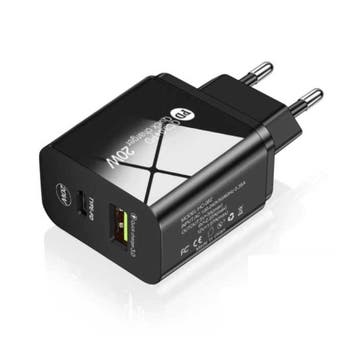 Dual Port Stekkerlader - PD / Quick Charge 3.0 - 20W Power, Verzenden, Nieuw