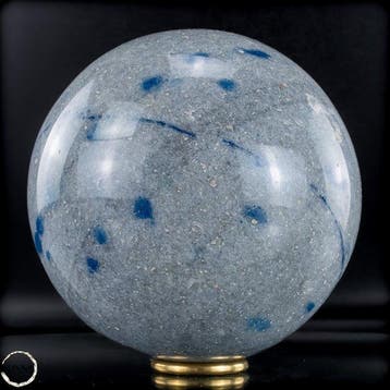 Natuurlijke zeldzame blauwe K2 Sphere- 3718.46 g
