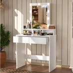 Moderne Kaptafel met LED Spiegel en Opbergruimte, Huis en Inrichting, Tafels | Kaptafels, Verzenden, Nieuw