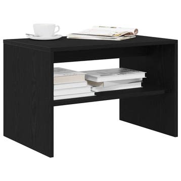 vidaXL Tv-meubel 60x40x40 cm spaanplaat zwart eikenkleurig, Verzenden, Nieuw, Overige houtsoorten