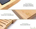 2dekans | Budu Badplank Bamboe - Badplank voor in bad -, Huis en Inrichting, Ophalen of Verzenden, Zo goed als nieuw