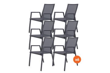 VDG Set van 6 - Atmos stapelbare stoel, Verzenden, Nieuw, Overige materialen