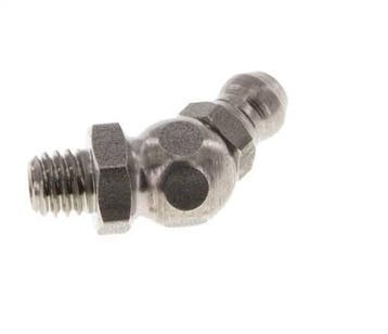 45° Haakse Smeernippel RVS M6x1 DIN 71412, Verzenden, Nieuw