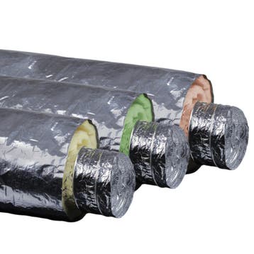 Geïsoleerde flexibele ventilatieslang, Doe-het-zelf en Verbouw, Ventilatie en Afzuiging, Verzenden, Nieuw