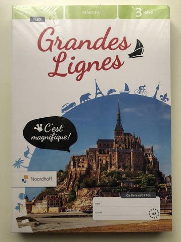 Grandes Lignes 6e ed havo 3 FLEX cahiers dacti 9789001895198, Zo goed als nieuw