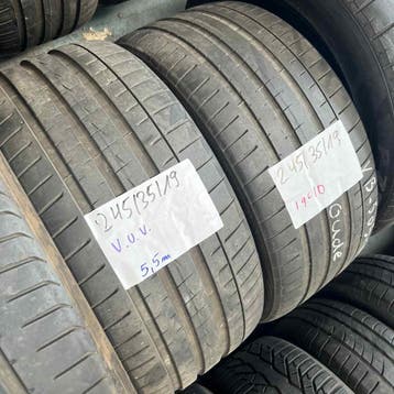 2 x Vredestein Ultrac Vorti 245-35-19 Zomerbanden 5,5mm, 19 inch, Ophalen of Verzenden, Band(en), Personenwagen