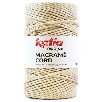 Katia Macramé Cord - 100 ecru - Katoen Garen, Ophalen of Verzenden, Nieuw