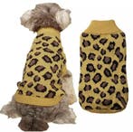 Hondentrui Oker Leopard Voor honden (Truien, Hondenkleding), Ophalen of Verzenden, Nieuw, Hondenvest