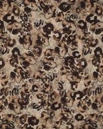 Viscose/Polyester Panter Beige, Nieuw, Beige
